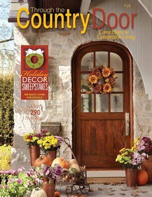But it doesn't have to be. through the country door magazine - Bing Images (With ...