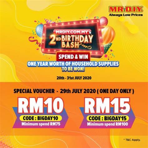 Ma 1, ground floor, tesco putra nilai, no.1, jalan bbn 1/3, putra nilai, 71800 nilai, negeri sembilan darul khusus. MR DIY Online 2nd Birthday Bash FREE RM15 OFF Promo Code ...