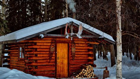 Winter Cabin Wallpaper 71 Pictures