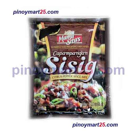 Mama Sitas Capampangan Sisig Citrus Pepper Spice Mix 40g Pinoy Mart