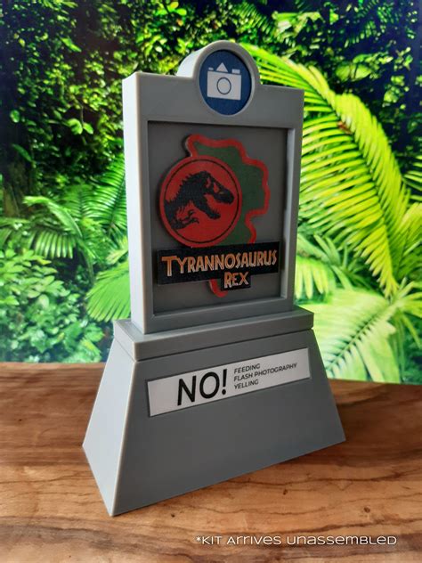Jurassic Park Inspired Paddock Sign Kits No Paint Needed Etsy