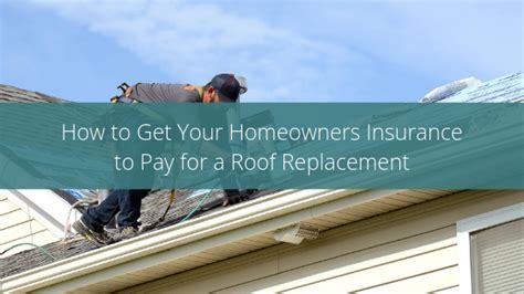 The answer here is also yes. How to Get Your Homeowners Insurance to Pay for Roof Replacement - West Michigan Roofing Blog