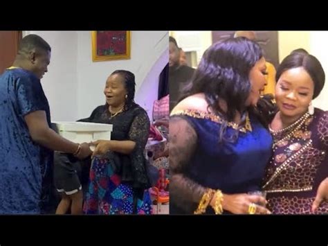 Joyful Tears Muyiwa Ademola Jaiye Kuti Surprises Yoruba Actress Bimbo Oshin At Home On Her