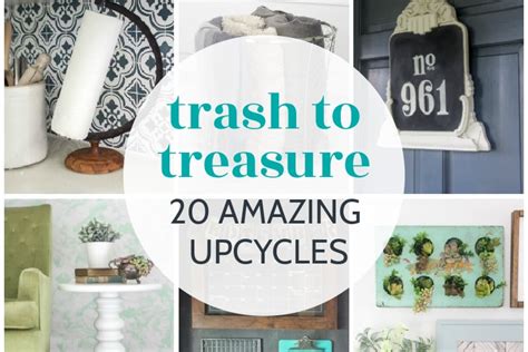 Trash To Treasure 20 Amazing Upcycled Projects From Lovely Etc
