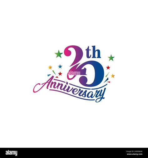 20 Years Anniversary Celebration Logotype 20th Anniversary Logo