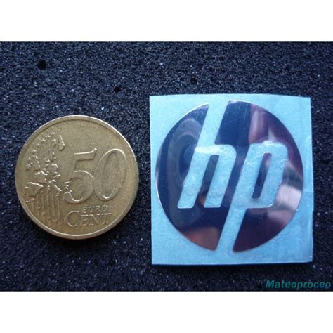 Hp Label Sticker Badge Logo Metal Chrome