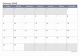 Calendario gennaio 2023 da stampare - iCalendario.it