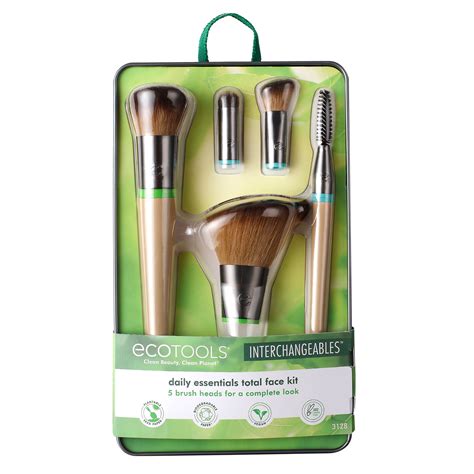 Ecotools Interchangeable Daily Essentials Makeup Brush Set For