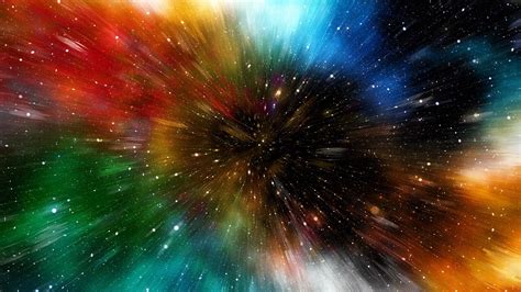 Colorful Space Digital Art Abstract Wallpapers Wallpaper Cave