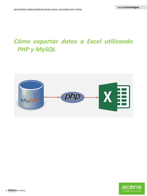 Fillable Online Exportar Datos A Excel Con Php Y Mysql Programacin En