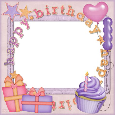 Cadre Anniversaire Png Happy Birthday Frame Png