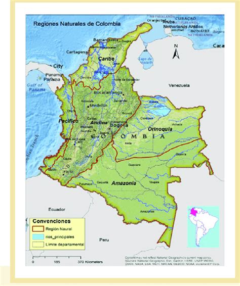 Guia Regiones Naturales De Colombia Ense Anza De La Geograf A The