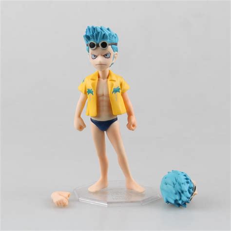 Japanese Anime Action Figure One Piece Franky Childhood Doll Pvc
