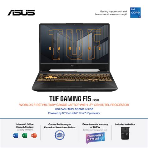 Promo Asus Tuf Gaming F15 Fx507zc I735b7g O Jaeger Gray Cicil 0 3x