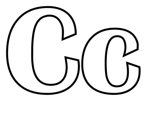 Fileclassic Alphabet C At Coloring Pages For Kids Boys Dotcomsvg