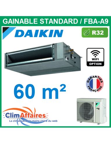 Daikin Climatisation Gainable Standard Hp Fba A Rxm R