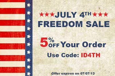 Happy Independence Day! Enjoy our special JULY 4TH FREEDOM SALE! Get 5 ...