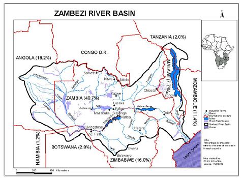 Zambezi river topographic map relief map elevations map. The Zambezi River Basin | Download Scientific Diagram
