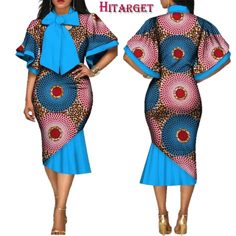 Hitarget 2017 African Dresses For Women Fashion African Dress Kanga Clothing Africa Women Mid