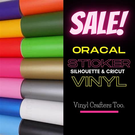 Oracal 651 Vinyl Sheets Permanent Vinyl Silhouette Vinyl Etsy