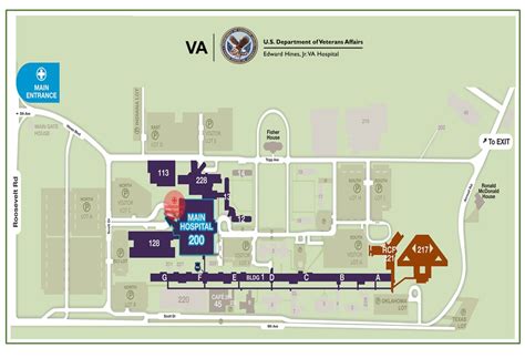 Hines Va Hospital Campus Map Va Hines Health Care Veterans Affairs
