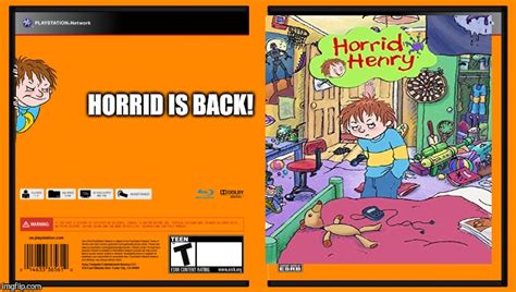 My Very First Fanmade Horrid Henry Video Game On The Playstation 3