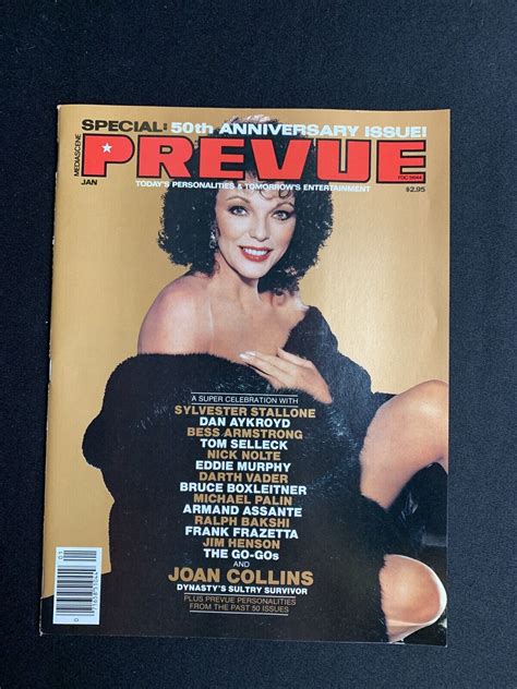 Prevue Movie Magazine Dec 1983 Joan Collins Sylvester Stallone EBay