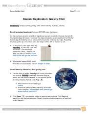 Escape velocity, gravity, orbit, orbital velocity, trajectory, velocity. GravityPitchSE - Name DaMari Scott Date Student ...