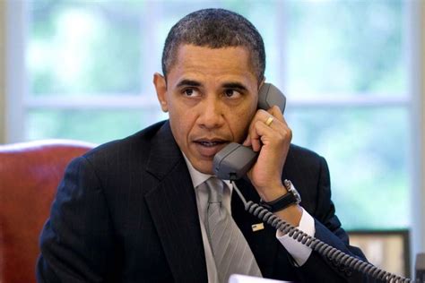 Us President Barack Obama Speaks On The Phone Abc News Australian