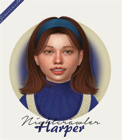 Nightcrawler Harper Hair Kids Version At Simiracle Sims 4 Updates