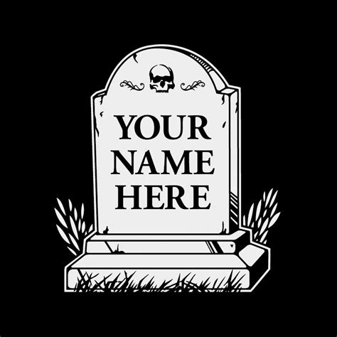 Your Name Here Headstone City