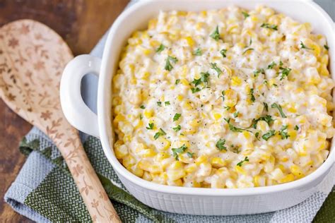 Creamed Corn Made With Fresh Or Frozen Corn Lil Luna