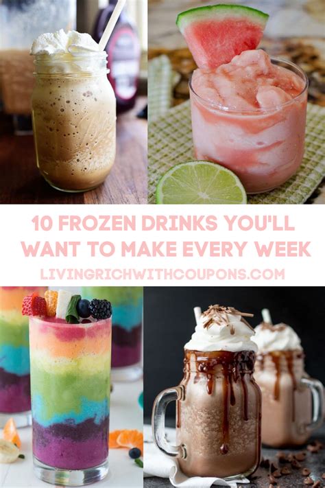 10 Frozen Drinks That Will Get You Through The Summer Frozen Drinks Frozen Drink Recipes
