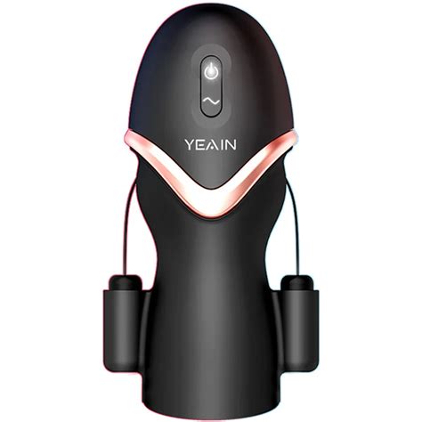 rechargeable 10 modes electric male masturbation cup penis massage glans trainer vibrator oral