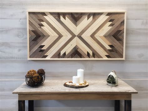Check spelling or type a new query. Wood wall art wood wall decor modern farmhouse geometric ...