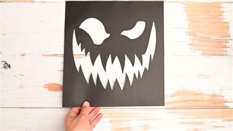 Eerie Glowing Halloween Shadow Boxes - Free SVG File Download