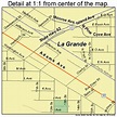 La Grande Oregon Street Map 4140350