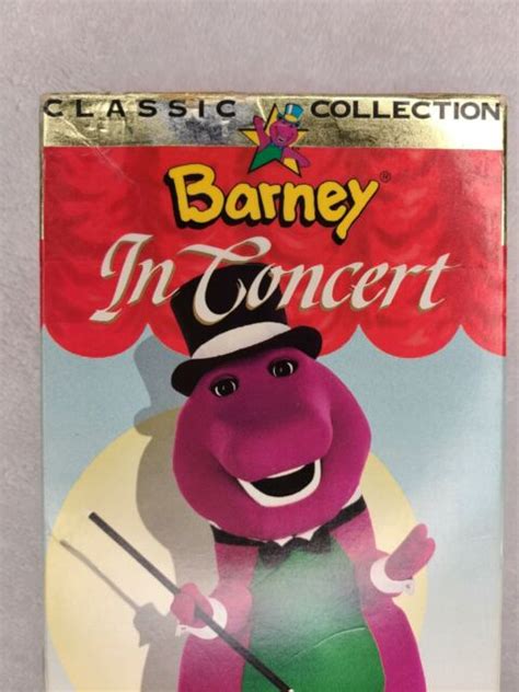 Barney Barney In Concert Vhs New Packaging For Sale Online Ebay