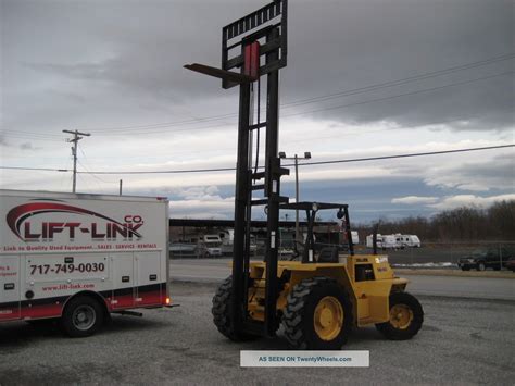 8000 Lbs Sellick Rough Terrain Forklift