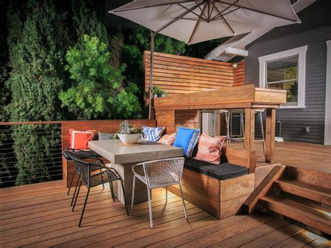 Buy several large planters and fill them with tall, decorative grasses or flowers. 27 Ways to Add Privacy to Your Backyard | HGTV's ...