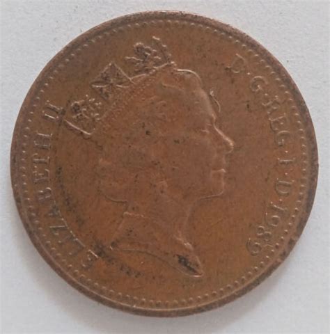 1 Penny Bronze Coin United Kingdom 1989 Ebay
