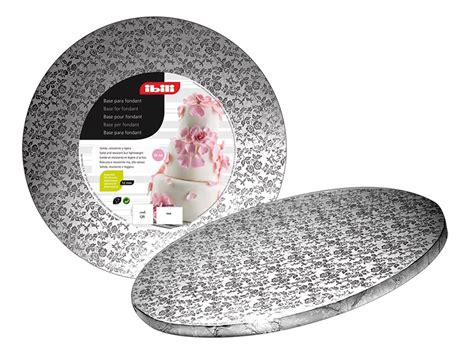 Silver Cake Drum Round Ø 30cm Ibili Meilleur Du Chef