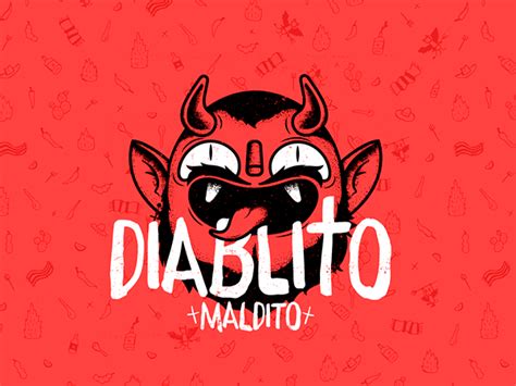 Diablito Maldito On Behance Art Logo Candy Logo Identity Logo