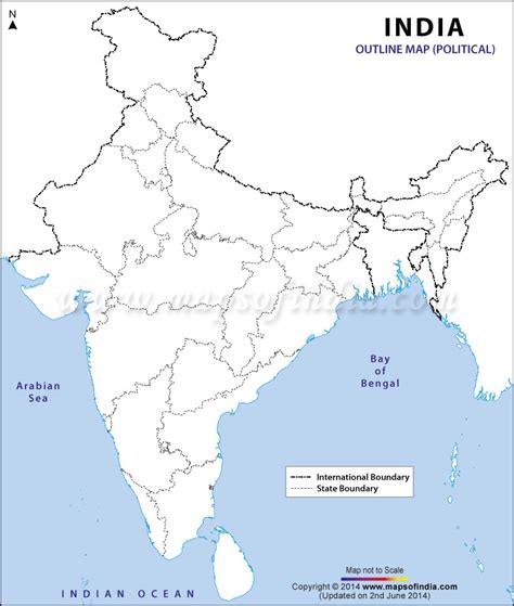 Physical Political Map Of India History Science