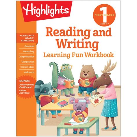 Learning Fun Workbooks Reading And Writing Highlights Pack Of 10