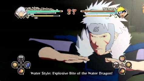 Naruto Generations The Second Hokage Water Style Jutsu Youtube