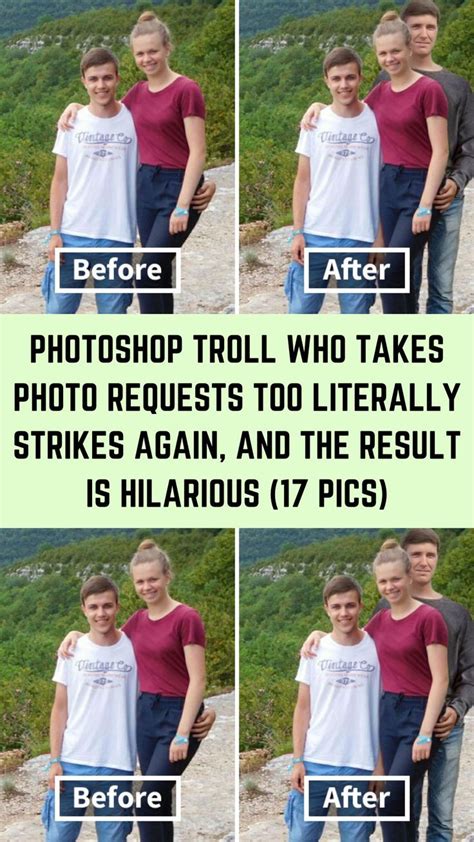 Photoshop Troll Who Takes Photo Requests Too Literally Strikes Again And The Result Is Hilarious
