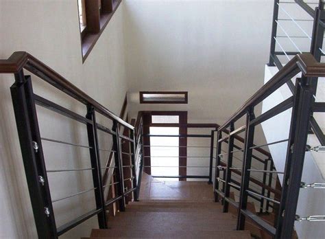 Model stainless dipadukan dengan kayu. ツ 27+ model dan harga railing (pagar) tangga minimalis ...