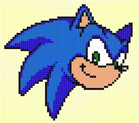 Big Sonic Pixel Art