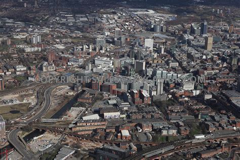 Aerial Photography Of Manchester High Level Aerial Photograph Looking